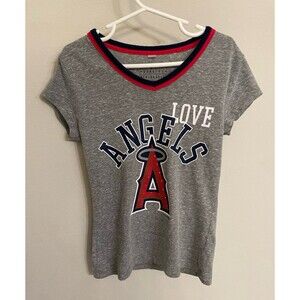 MLB Los Angeles LA Angels Baseball Girl Shirt, Size Youth 7